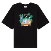 Casablanca Black Cotton T-Shirt